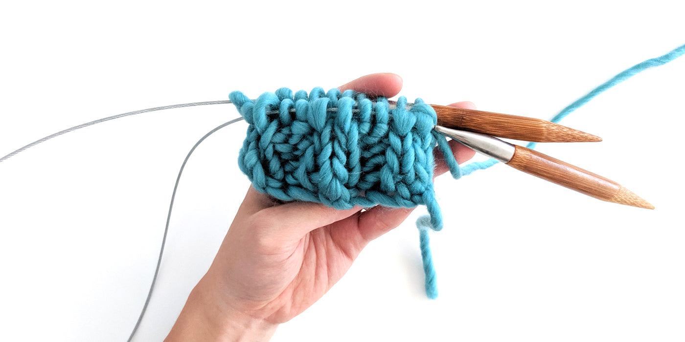 Switch from Knitting on Circular Needles to Knitting in the Magic