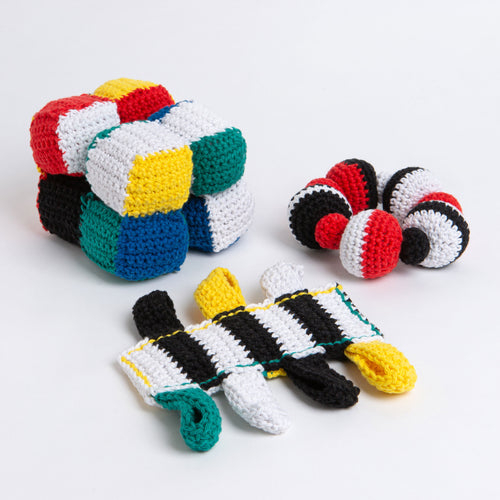 Tricolour Bubble Baby Toy Crochet Kit