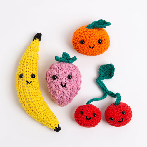 Fruits and the Bunch Team A Amigurumi Crochet Kit Bundle