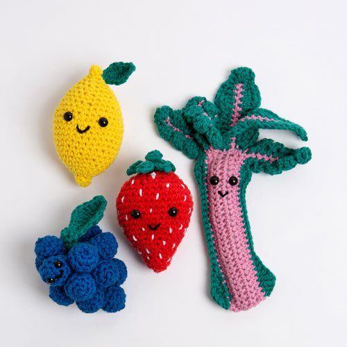 Aubrey the Strawberry Amigurumi Crochet Kit