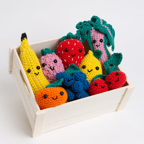 Fruits and the Bunch Full Team Amigurumi Crochet Kit Bundle