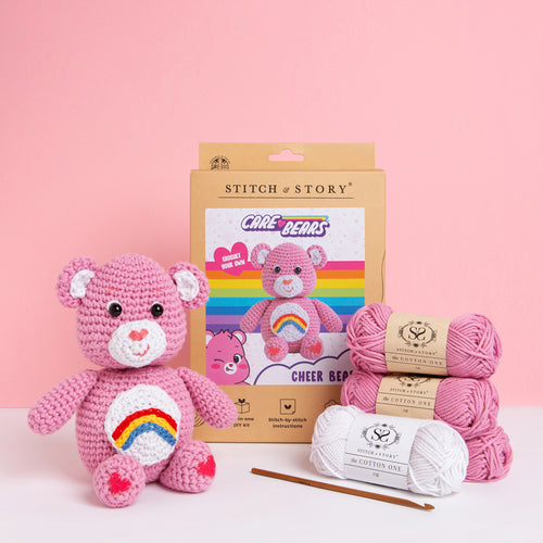 Care Bears: Cheer Bear Amigurumi Crochet Kit