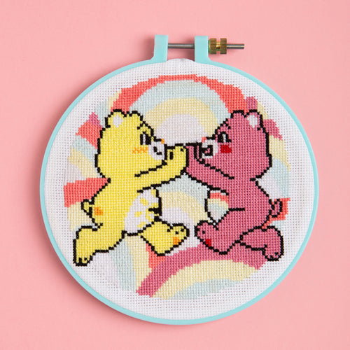 Care Bears: Cheer Bear & Funshine Bear Cross Stitch Kit