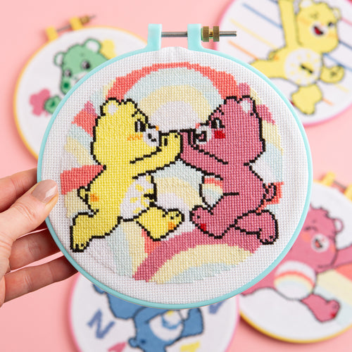 Care Bears: Cheer Bear & Funshine Bear Cross Stitch Kit