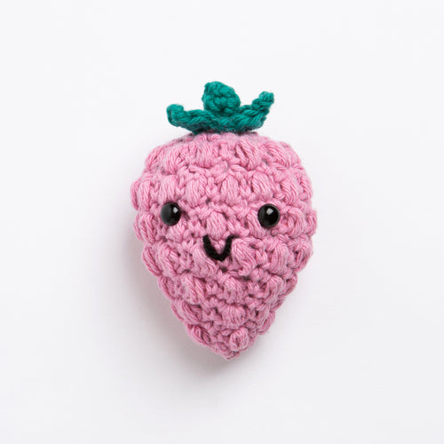 Beryl the Raspberry Amigurumi Crochet Kit