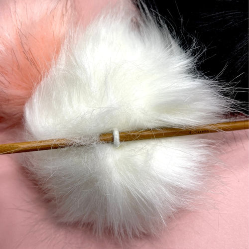 Pink Faux Fur Pom-pom